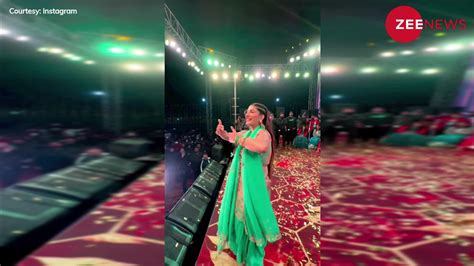 Desi Queen Sapna Choudhary Hot Dance On Stage Looks Super Sizzling And Stunning In Suit Sapna