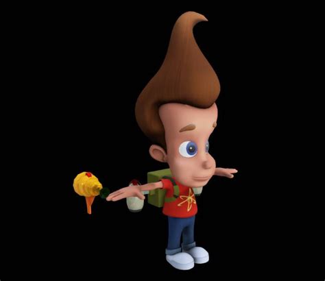 Jimmy neutron model by 86et6 on DeviantArt