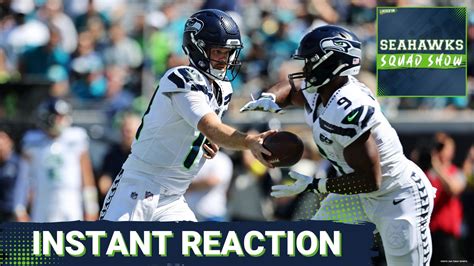 Estatísticas De Jogadores Da Partida Jacksonville Jaguars X Seattle Seahawks - SEAHAWKS SQUAD SHOW: Seattle Seahawks get BOUNCE BACK WIN vs ...