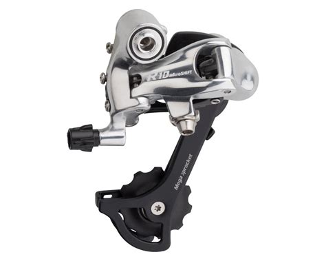 Microshift R Road Rear Derailleur Black Silver Speed