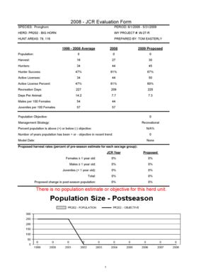 Fillable Online Wgfd Wyo 2008 JCR Evaluation Form There Is No