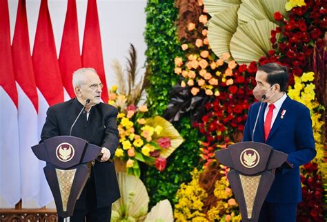 Presiden Timor Leste Bertemu Presiden Jokowi Di Istana Bogor Ini Yang