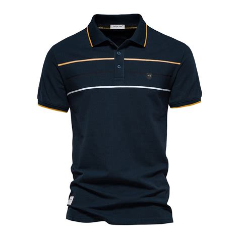 Polo Ray Pour Homme Avec Broderie 2023 Coton Design Eden Chemises D