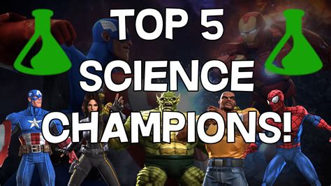 Top 5 Science Champions Marvel Contest Of Champions Youtube