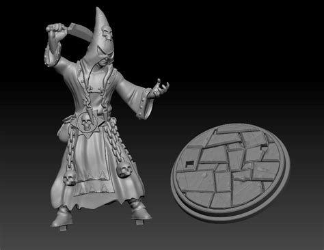 Download Stl File Cultist • 3d Printing Template ・ Cults