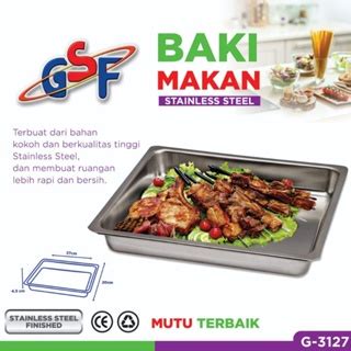 Jual Baki Makan Stainless Shopee Indonesia