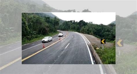 Obras no km 33 da Rio Santos em Ubatuba são finalizadas e pista é