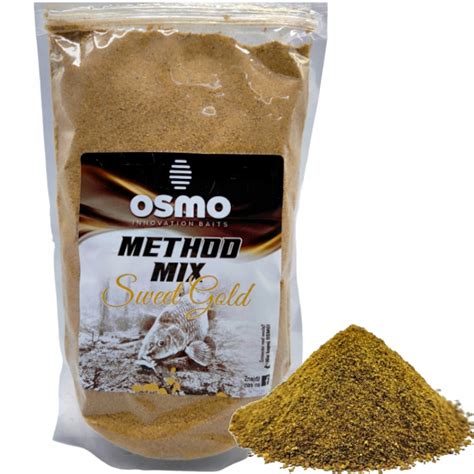 Zanęta Osmo Method Feeder Mix Sweet Gold 800g Na Karpia Amura Metodę