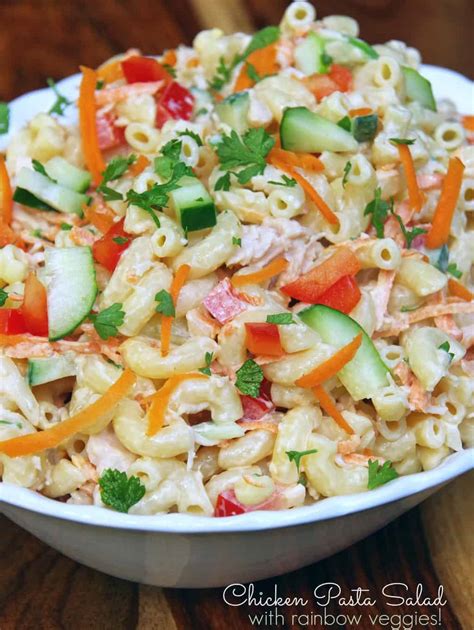 Cold Chicken Pasta Salad Recipe Turning The Clock Back