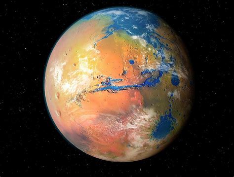 Terraformed Mars Texture