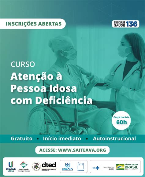 Aten O Pessoa Idosa Defici Ncia Tema De Novo Curso Da Una Sus