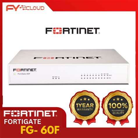 Fortinet FortiGate FG 60F FortiWiFi Series 10x GE RJ45 Ports Including