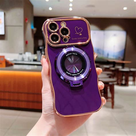 Magnetic Case For Iphone 15 Pro Max With Camera Lens Protector