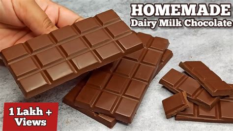 How To Make Dairy Milk Chocolate Bar At Home Silky Smooth Milk