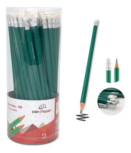 Kit Con L Pices De Borrar Hexagonales Negros De Grafito Hb