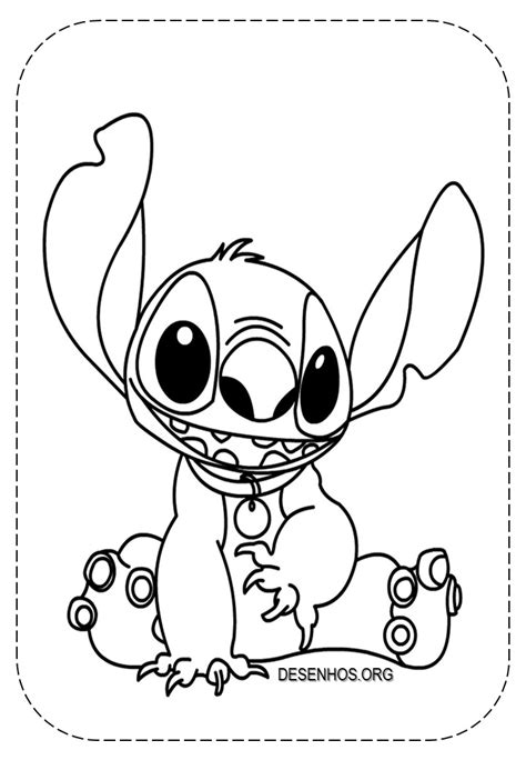 Desenhos Do Stitch Para Colorir E Imprimir