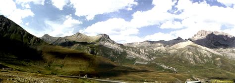 Panorama Col Du Galibier Vu Du Lautaret