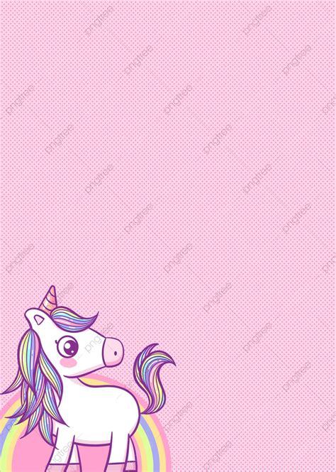 unicorn clean pink background wallpaper image    pngtree