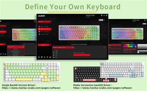 Ajazz Hot Swappable Gasket Mechanical Gaming Keyboard With Custom Coiled Usb C Cable Triple