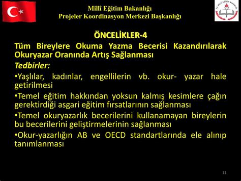 PPT Mill î Eğitim Bakanlığı Projeler Koordinasyon Merkezi Başkanlığı