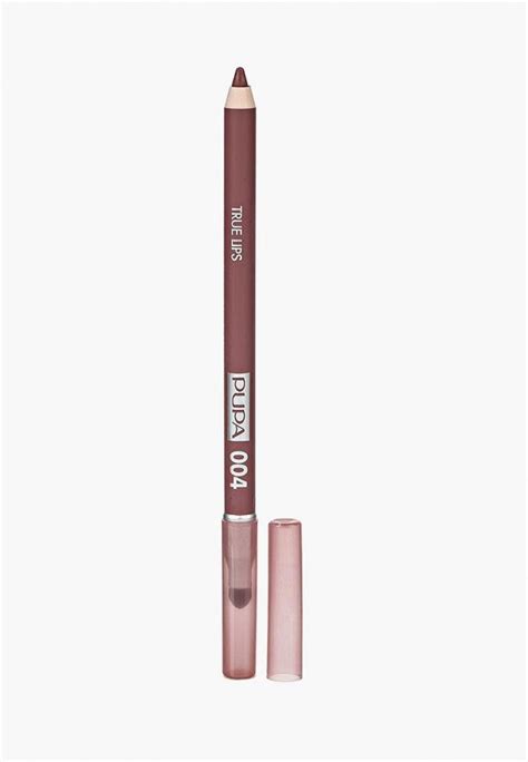 Карандаш для губ Pupa TRUE LIPS, с аппликатором, тон 004 plain brown, 1 ...