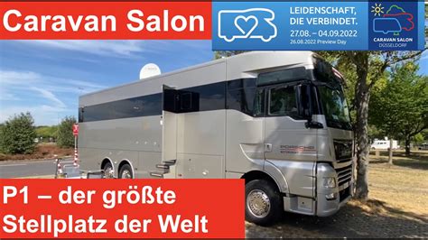 Caravan Salon Düsseldorf Eindrücke vom P1 3 Tage vor der Eröffnung