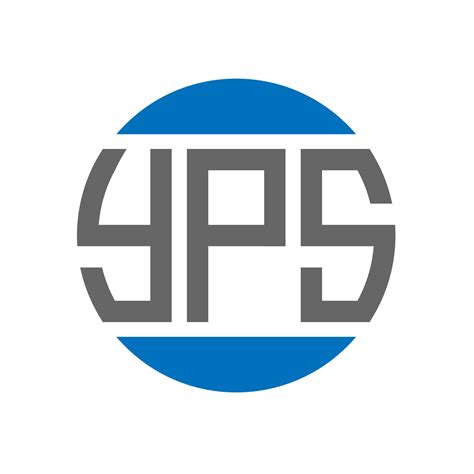 Dise O De Logotipo De Letra Yps Sobre Fondo Blanco Concepto De