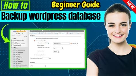 How To Backup Wordpress Database Full Guide Youtube