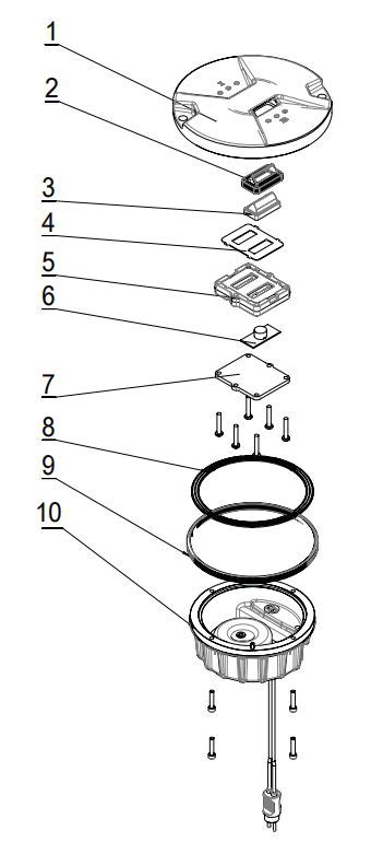 JCL440 Led Inset Aircraft Stand Manoeuvring Guidance Stop Light