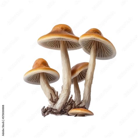 Psilocybin Mushroom Illustration Transparent Background PNG