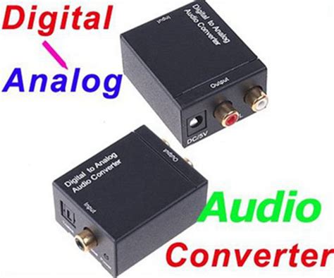 Digital Optical Toslink Coaxial to Analog RCA R/L Audio Converter ...