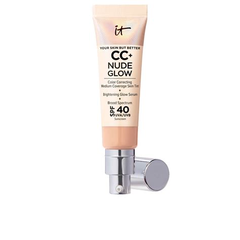 Cc Nude Glow Lightweight Foundation Glow Serum Spf It Cosmetics