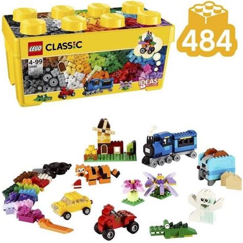 Lego® Classic 10696 La Boîte De Briques Créatives Rangement Facile Des