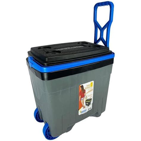 Caixa Termica Rodinha - Caixa Térmica 34l C/rodinha Cinza | Leroy Merlin