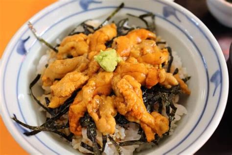 Uni don うに丼 Sea Urchin rice bowl Recipes Restaurants