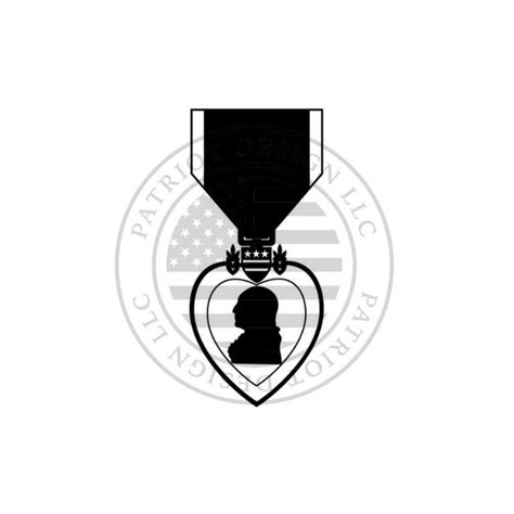 Purple Heart Medal Vector At Collection Of Purple