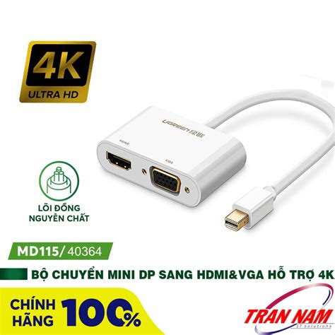 B Chuy N Mini Displayport Sang Hdmi V Vga H Tr K Ugreen