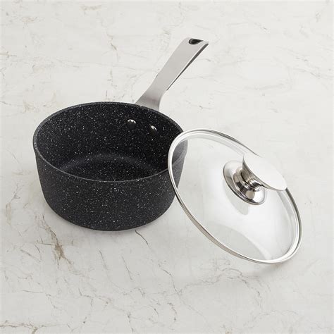 Buy Marshmallow Aluminium Sauce Pan With Lid 18cm From Home Centre At