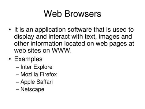 Ppt Web Browsers Powerpoint Presentation Free Download Id 6359717