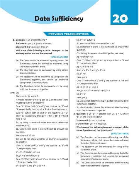 UPSC CSAT Wallah 10 Previous Years Solved Questions 2014 23 With 4