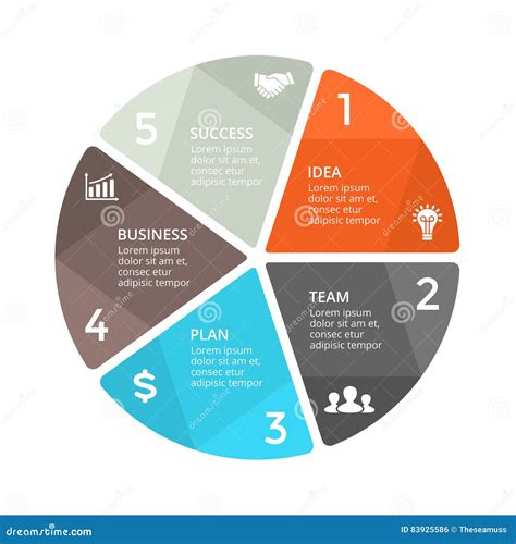 Vector Circle Arrows Infographic Cycle Diagram Graph Presentation