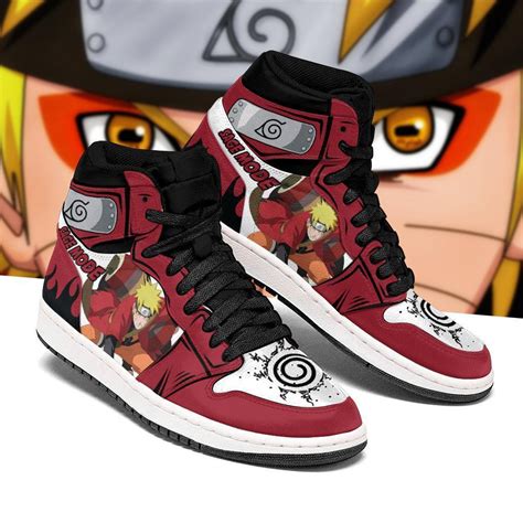 Naruto Sage Mode Shoes Costume Jordan Naruto Anime Sneakers Gear