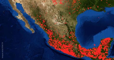 Incendios En México Vistos Desde Satélites De La Nasa Gaceta Unam