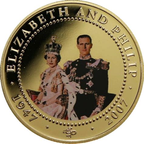 1 Dollar Elizabeth Ii Diamond Wedding Cook Islands Numista