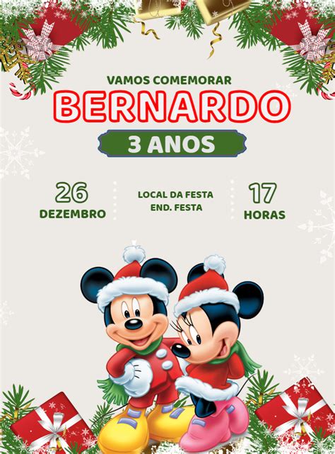 Grátis Fazer convite online convite digital Aniversário Natal do