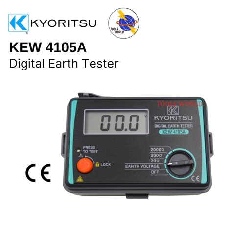 Kyoritsu Kew A Digital Earth Tester Original Year Warranty