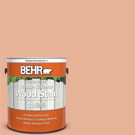 Behr Gal M Peach Shortcake Solid Color House And Fence