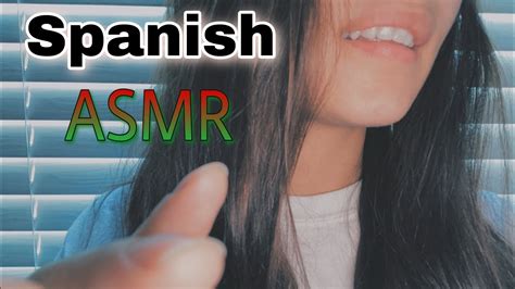 Asmr Tingly Spanish Whispers Pt Youtube