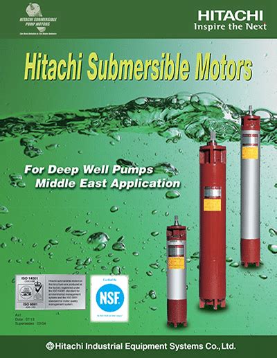 Hitachi Water Filled Motors Sunstar Usa