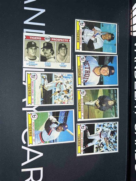 Sportlots Auctions 1979 Topps Detroit Tigers Team Set 27 Cards